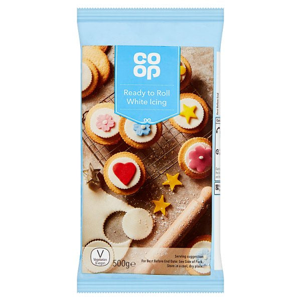 Co Op White Icing Ready To Roll 500g