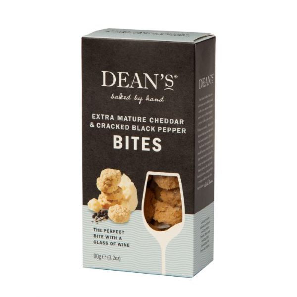 Deans Extra Mature Cheddar & Cracked Black Pepper Bites 90g