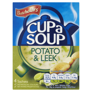 Batchelors Cup A Soup Creamy Leek & Potato 107G 4pack