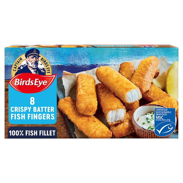 Birds Eye Crispy Batter Fish Fingers x 8