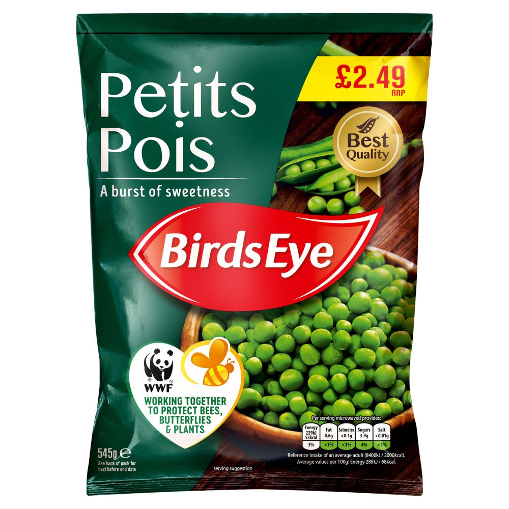 Birds Eye Petit Pois 545g PMP 2.59