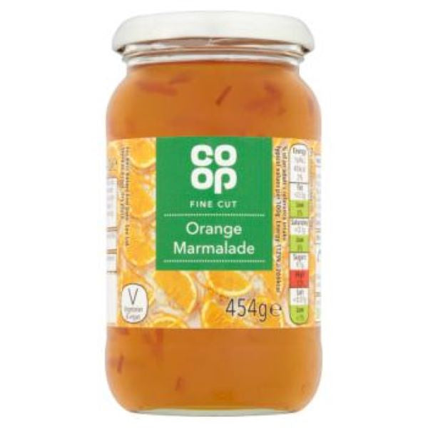 Co Op Fine Cut Orange Marmalade 454g