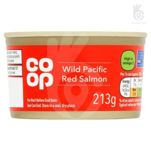 Co Op Red Salmon 213g