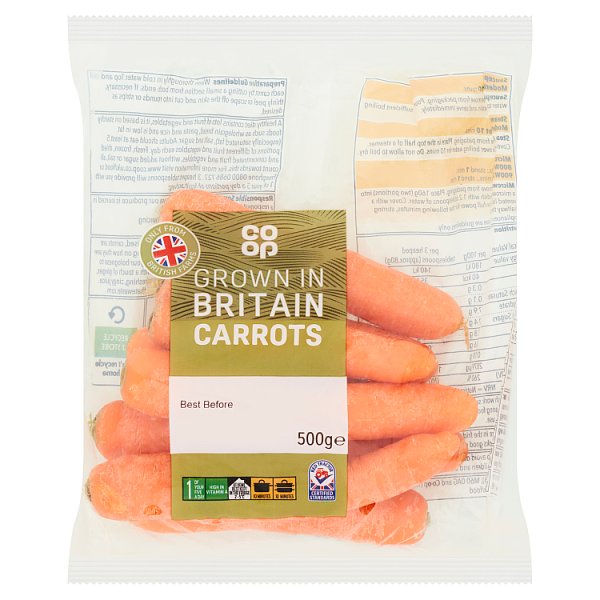 Co Op Carrots 500g