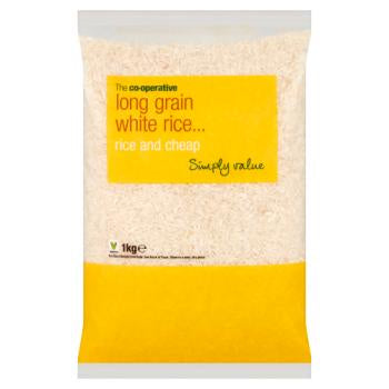 Co Op Honest Value Long Grain Rice 1kg