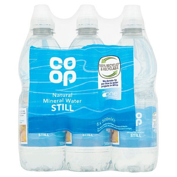 Co-op Fairbourne Springs Still Mineral Water 6x500ML