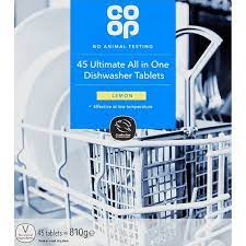 Co Op Lemon Dishwasher Tabs 45PK