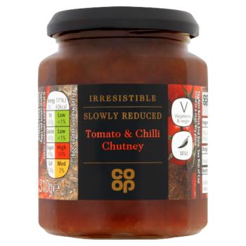 Co Op Irresistible San Marzano Tomato & Chilli Chutney 310g