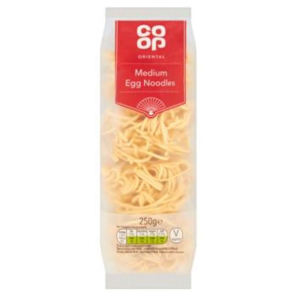 Co Op Medium Egg Noodles 250g