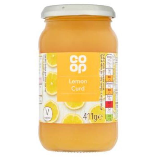 Co Op Lemon Curd 411g