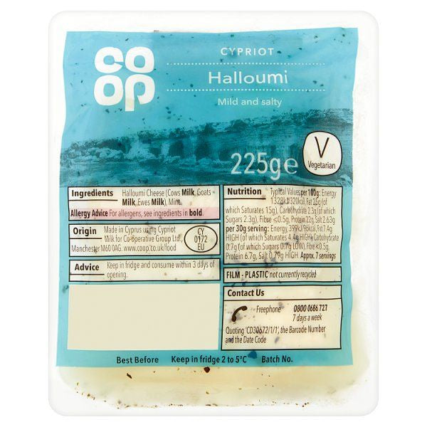 Co Op Halloumi 225g