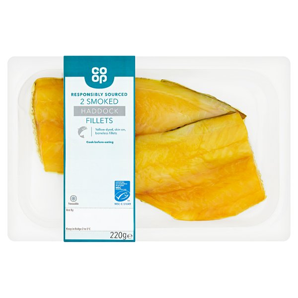 Co Op Smoked Haddock Fillets 220g 2F8