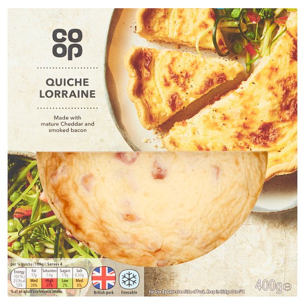 Co Op Quiche Lorraine 400g