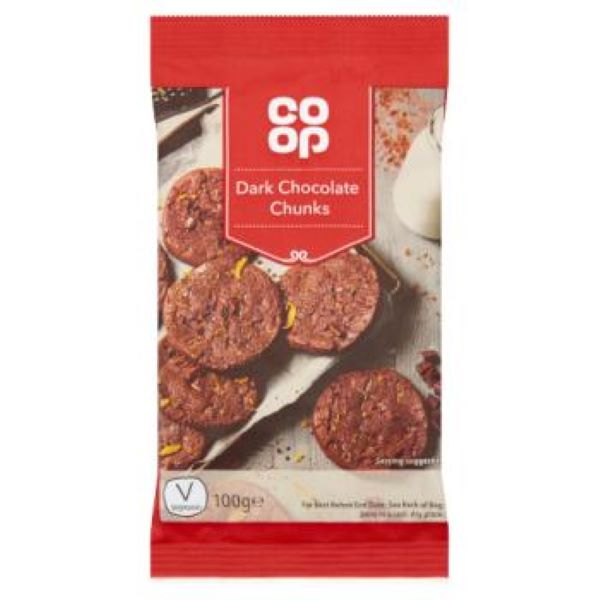 Coop Dark Chocolate Chunks 100g