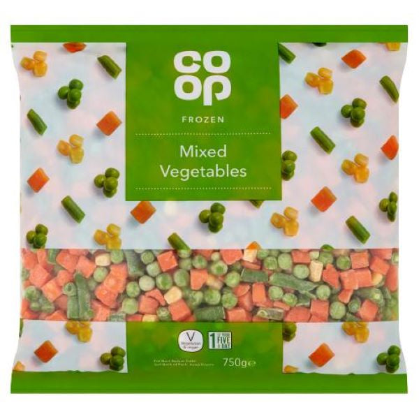 Co Op Mixed Vegetables 750g