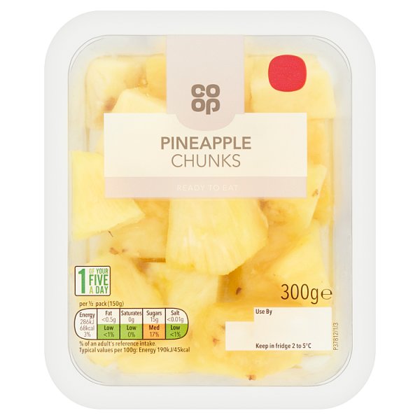 Co Op Prepared Pineapple 300G