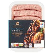 Co Op Irresistible Pork Chipolata Sausages 340g 2F6