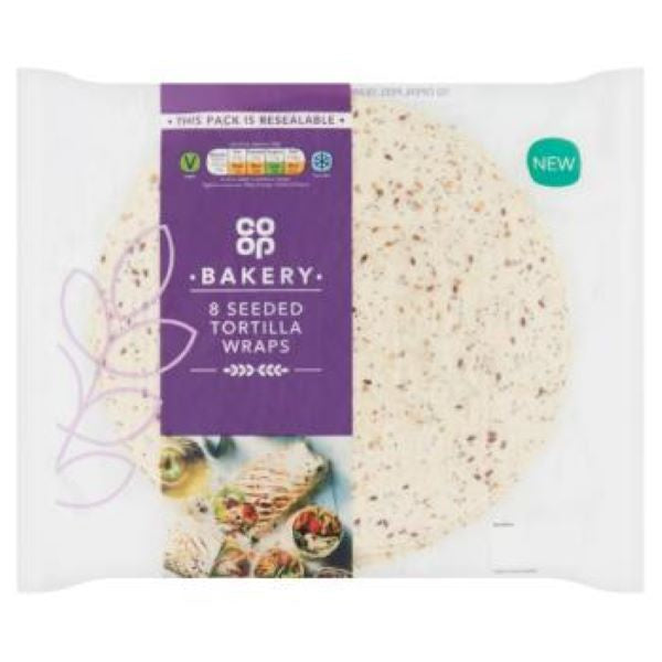 Co Op Seeded Wraps 8pk