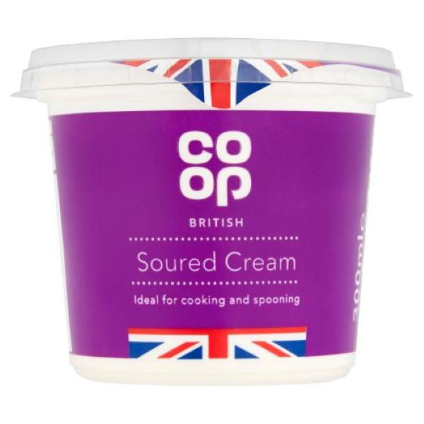 Co Op Soured Cream 300ml