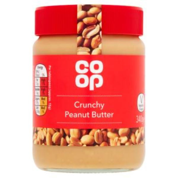 Co Op Crunchy Peanut Butter 340G