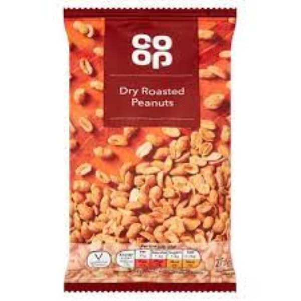 Co Op Dry Roasted Peanuts 275G