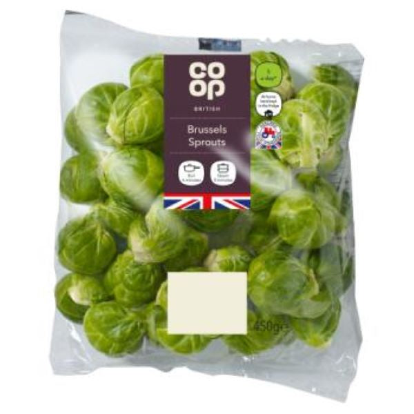 Co Op Brussels Sprouts 450G