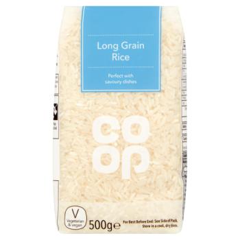 Co Op Long Grain Rice 500g