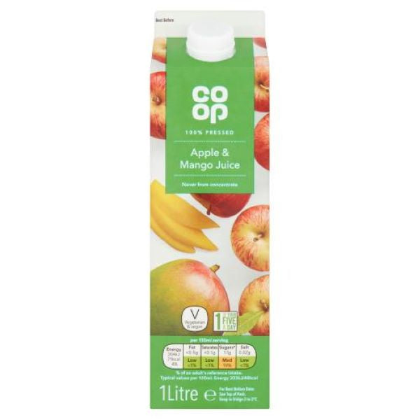 Co Op Apple And Mango Juice 1Ltr