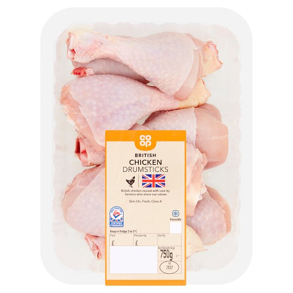 Co Op Chicken Drumsticks 750g