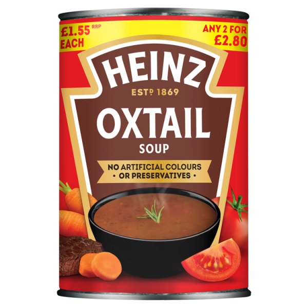 Heinz Oxtail Soup 400g PMP1.55 2F2.80