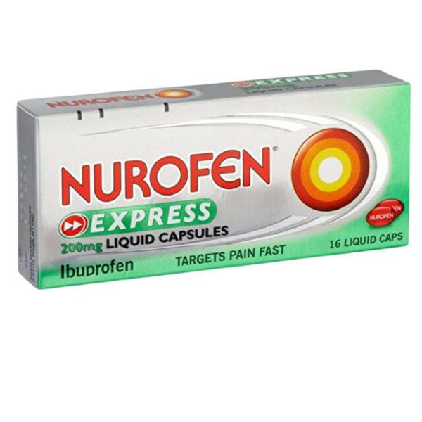 Nurofen Express Liquid Capsules 16pk [718]