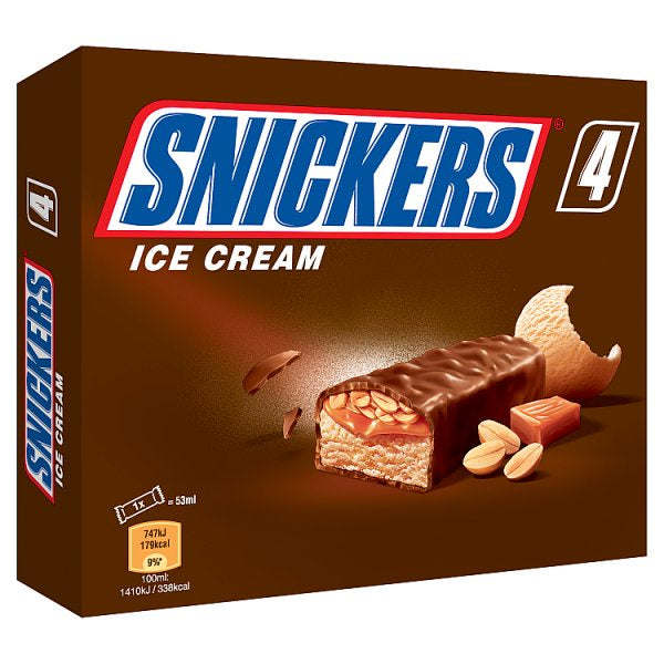 Snickers Ice Cream x 4