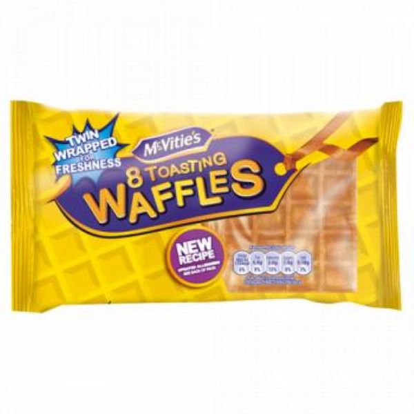 McVitie's Toasting Waffles 8Pk