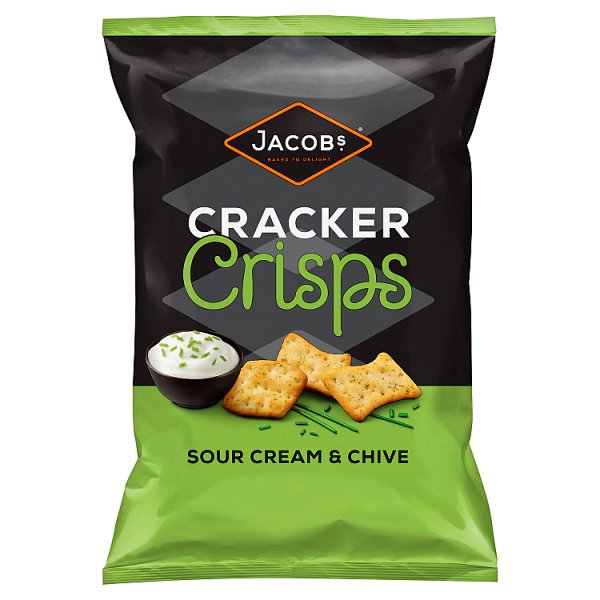 Jacobs Cracker Crisps Sour Cream & Chives 150g