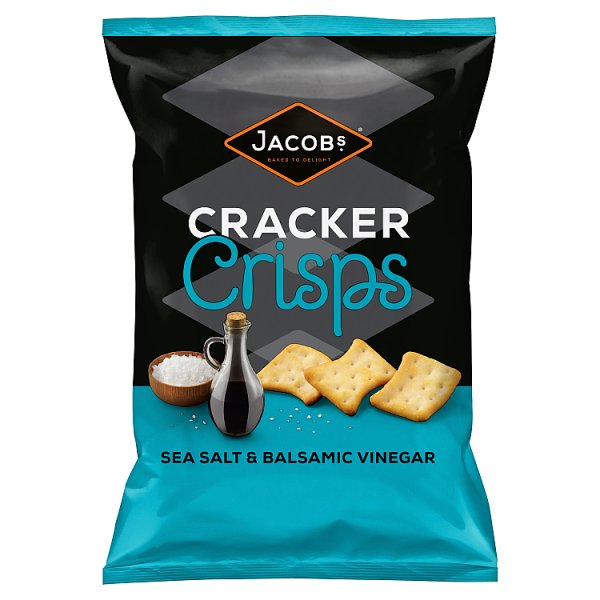Jacobs Cracker Crisps Sea Salt & Balsamic Vinegar 150g