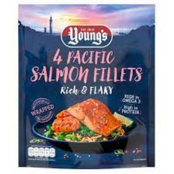 Youngs 4 Salmon Fillets 360g