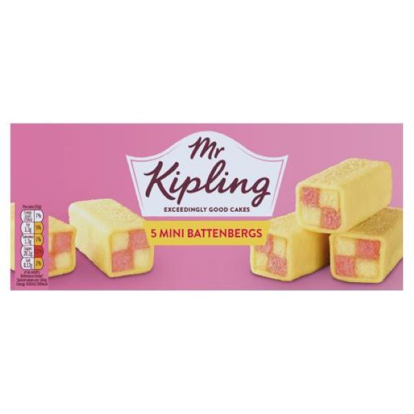 Mr Kipling Mini Battenberg x 5