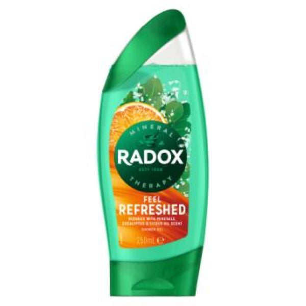 Radox Shower Gel Feel Refreshed Green 250ml