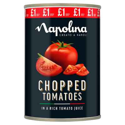 Napolina Chopped Tomatoes Tin PMP1.00