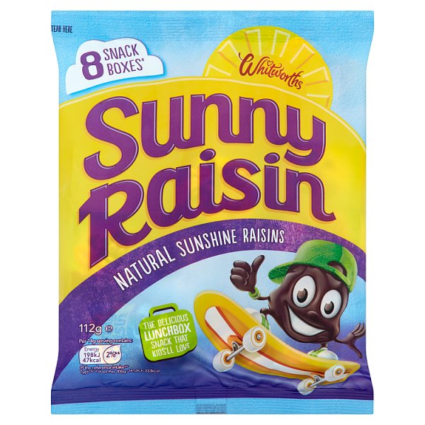 Whitworths Sunny Raisins 14g x 8