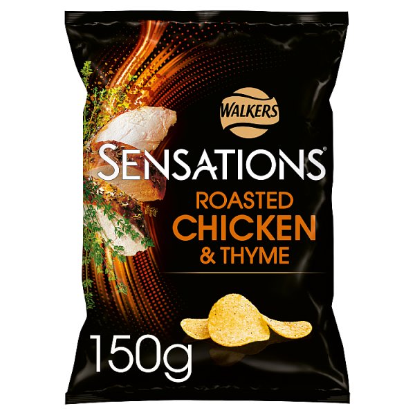 Walkers Sensations Roasted Chicken & Thyme 150g