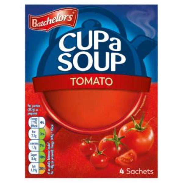 Batchelors Cup A Soup Tomato 4pack 93G