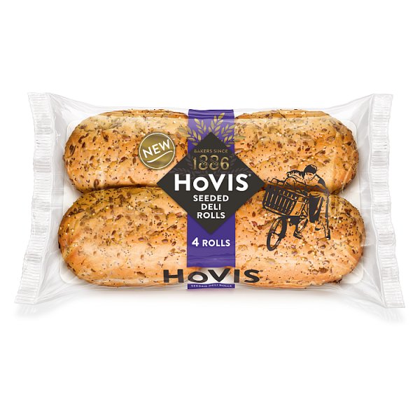 Hovis Seeded Deli Rolls 4pk