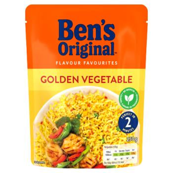 Ben's Original Golden Vegetable Micro Rice Pouch 250g