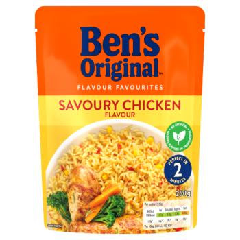 Ben's Original Savoury Chicken Rice Pouch 250g