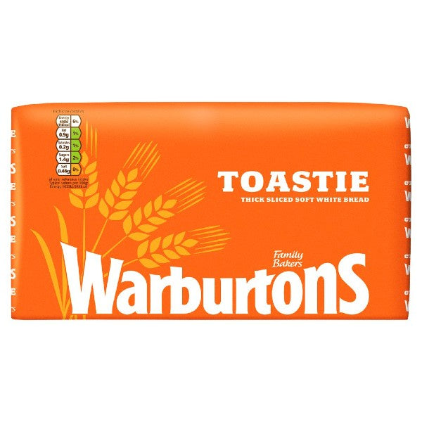 Warburtons White Toastie Loaf 800g