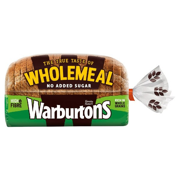 Warburtons Wholemeal Medium 800g Loaf