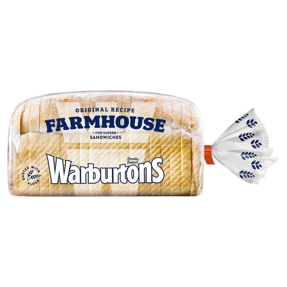 Warburtons White Farmhouse Loaf 800g