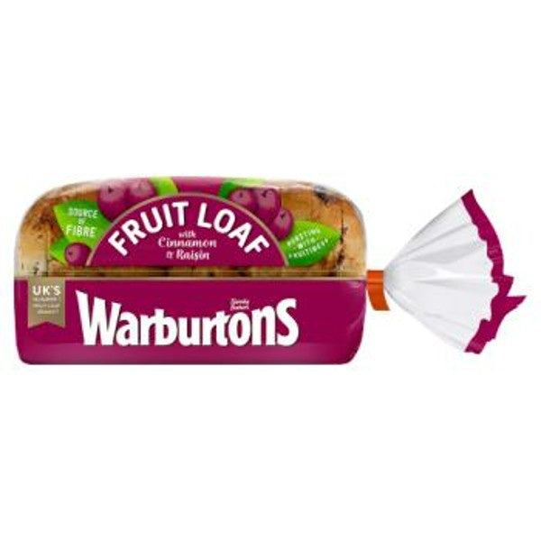 Warburtons Raisin Loaf With Cinnamon 400g
