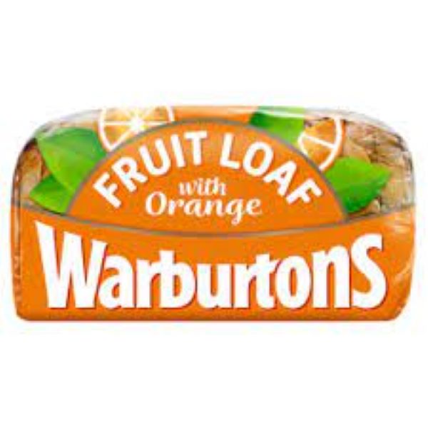 Warburtons Fruit Loaf With Orange 400g